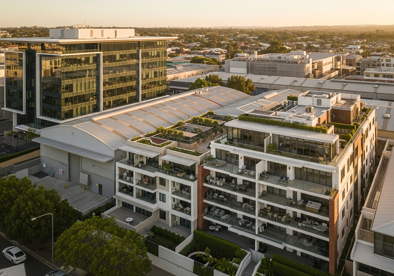 Mixed Australian property portfolio including commercial, industrial and residential investments